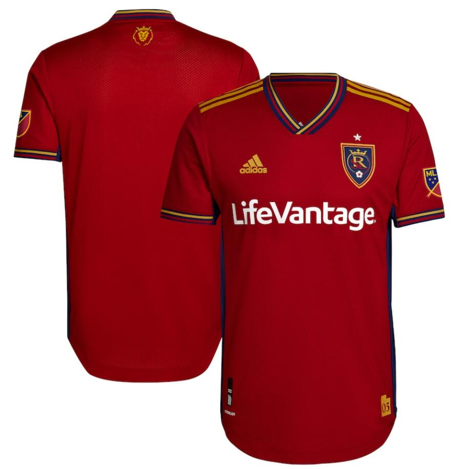 2022/23 Real Salt Lake Home Red Soccer Jersey Shirt Player Version